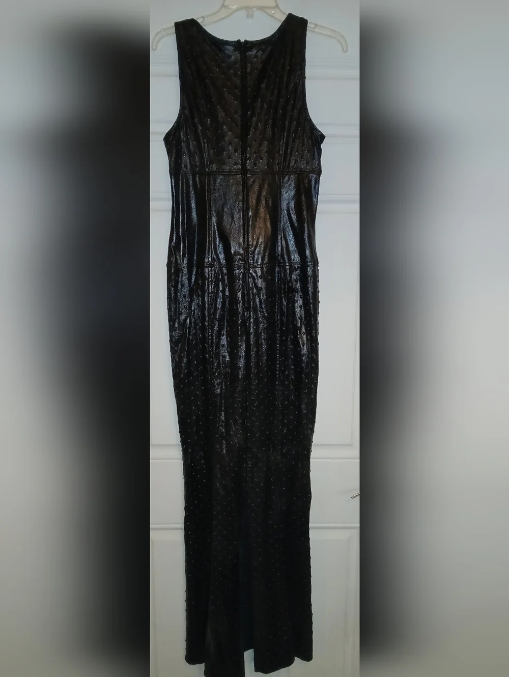 Vintage Lip Service LA Black Gothic  Dress Size Large Y2K - Picture 3 of 5